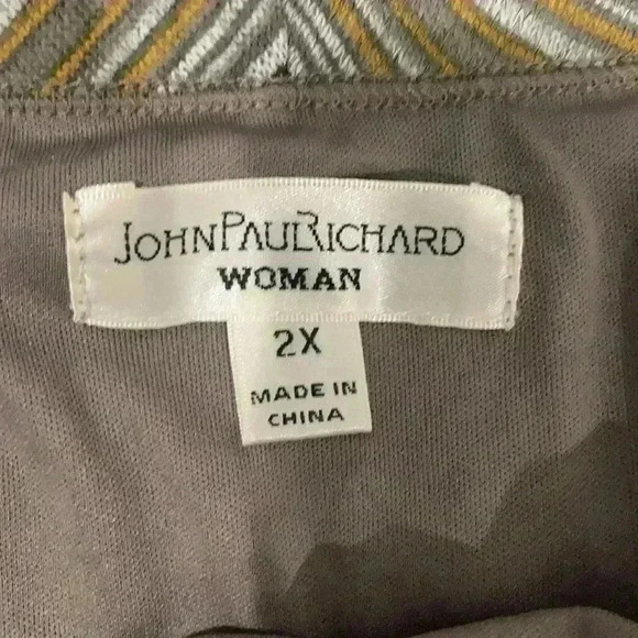 John Paul Richard Woman Stripe Long maxi Skirt Size 2X - Picture 3 of 4